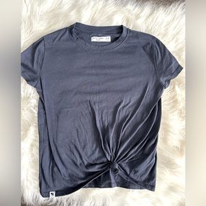Abercrombie girls tshirt navy blue